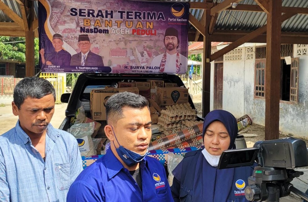 DPW Partai Nasdem Aceh beri layanan kesehatan gratis korban banjir Aceh Utara