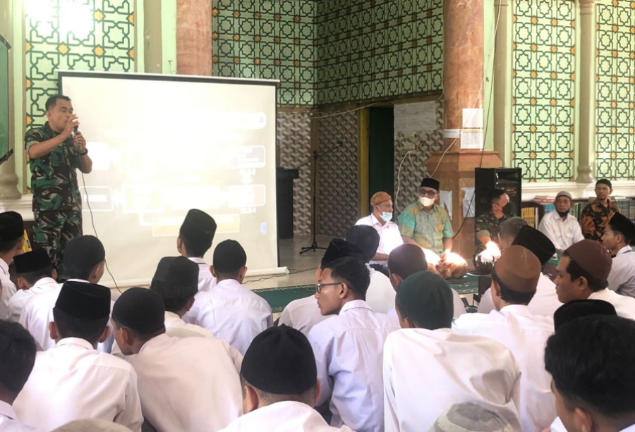 Kodam IM Sosialisasi Penerimaan Calon Bintara dan Tamtama di Darul Ihsan