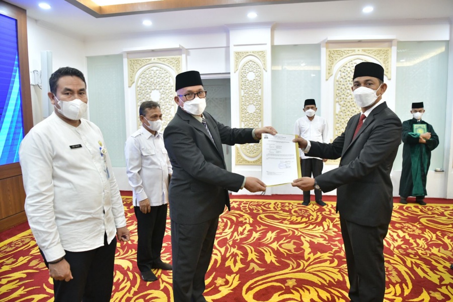 T Adi Darma Dilantik sebagai Kapala Biro Umum Setda Aceh