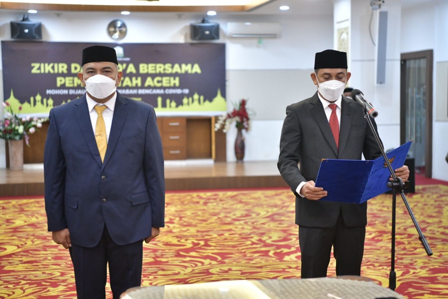 Sekda Aceh lantik T Faisal sebagai Kadis Perhubungan
