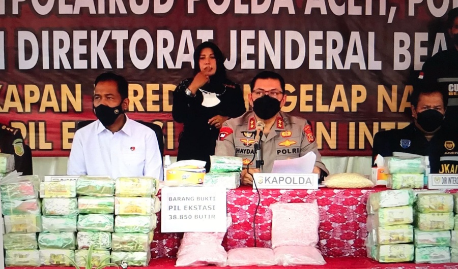 Di upah 20 juta, warga Aceh Utara bawa sabu 189 kilogram dari Selat Malaka