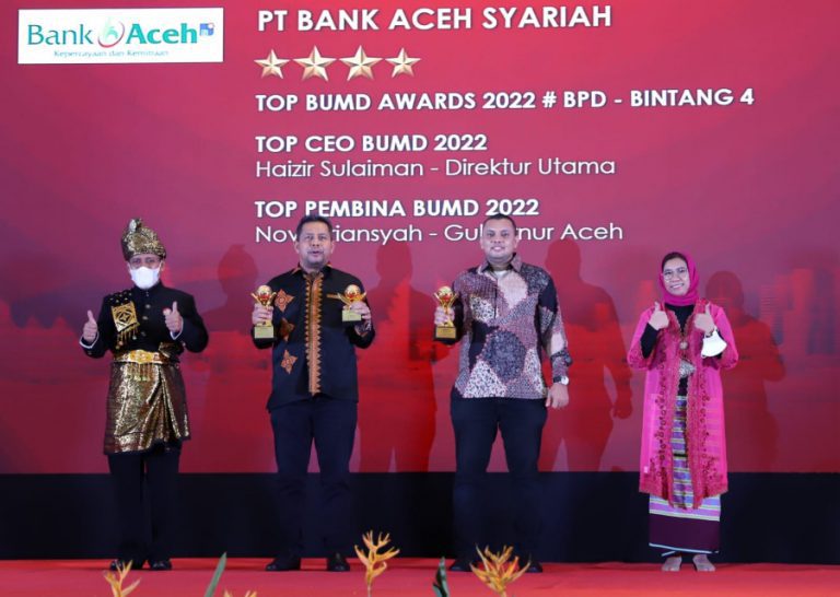 Bank Aceh sabet penghargaan TOP BUMD Award 2022 dan Indonesia Best Sharia Finance