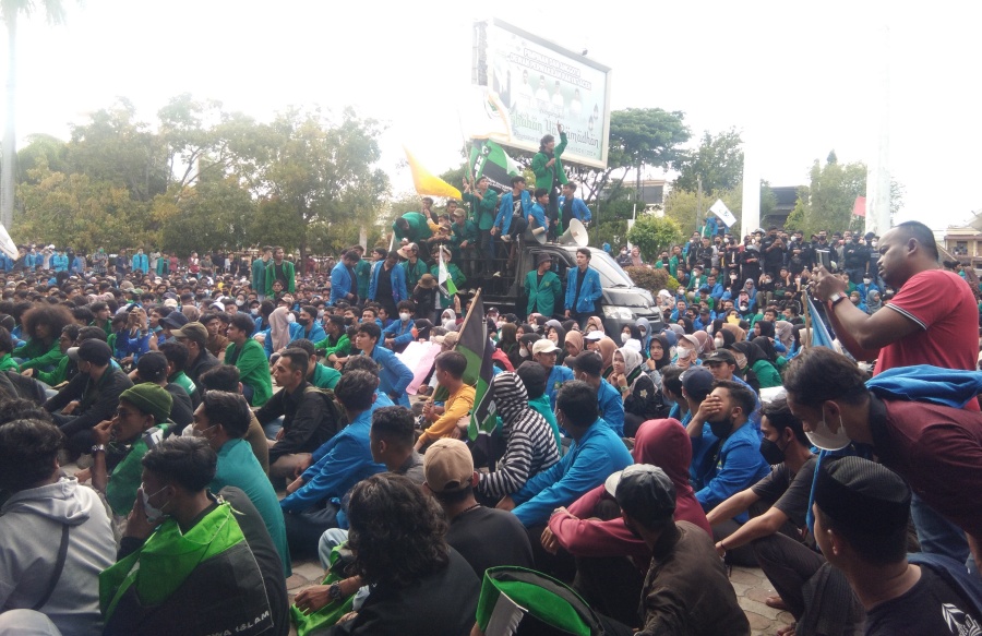 Empat tuntutan mahasiswa Aceh pada demo 11 April 2022