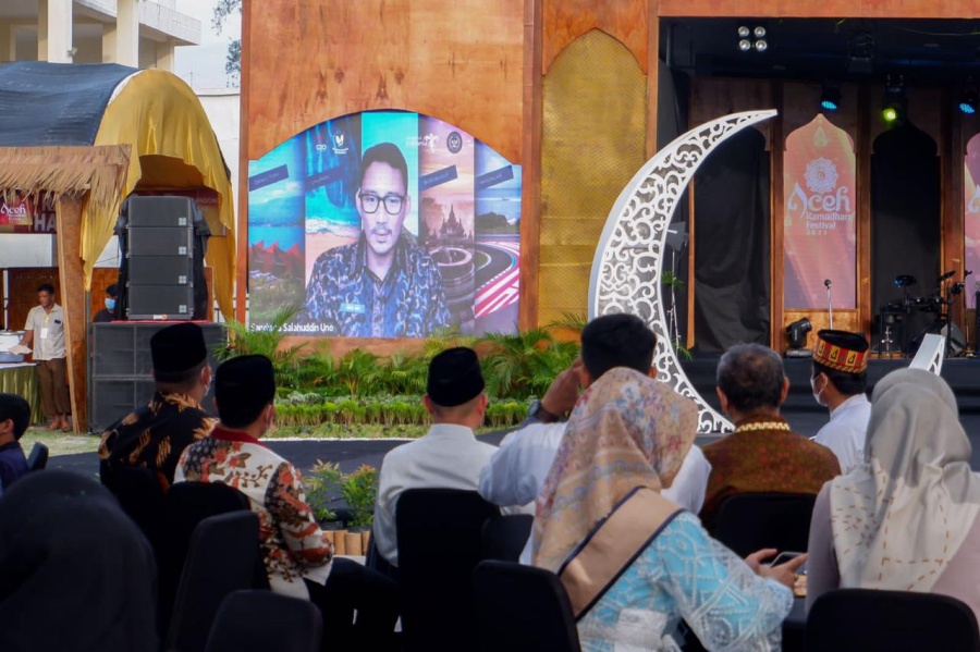 Sandiaga Uno buka even Aceh Ramadhan Festival 2022