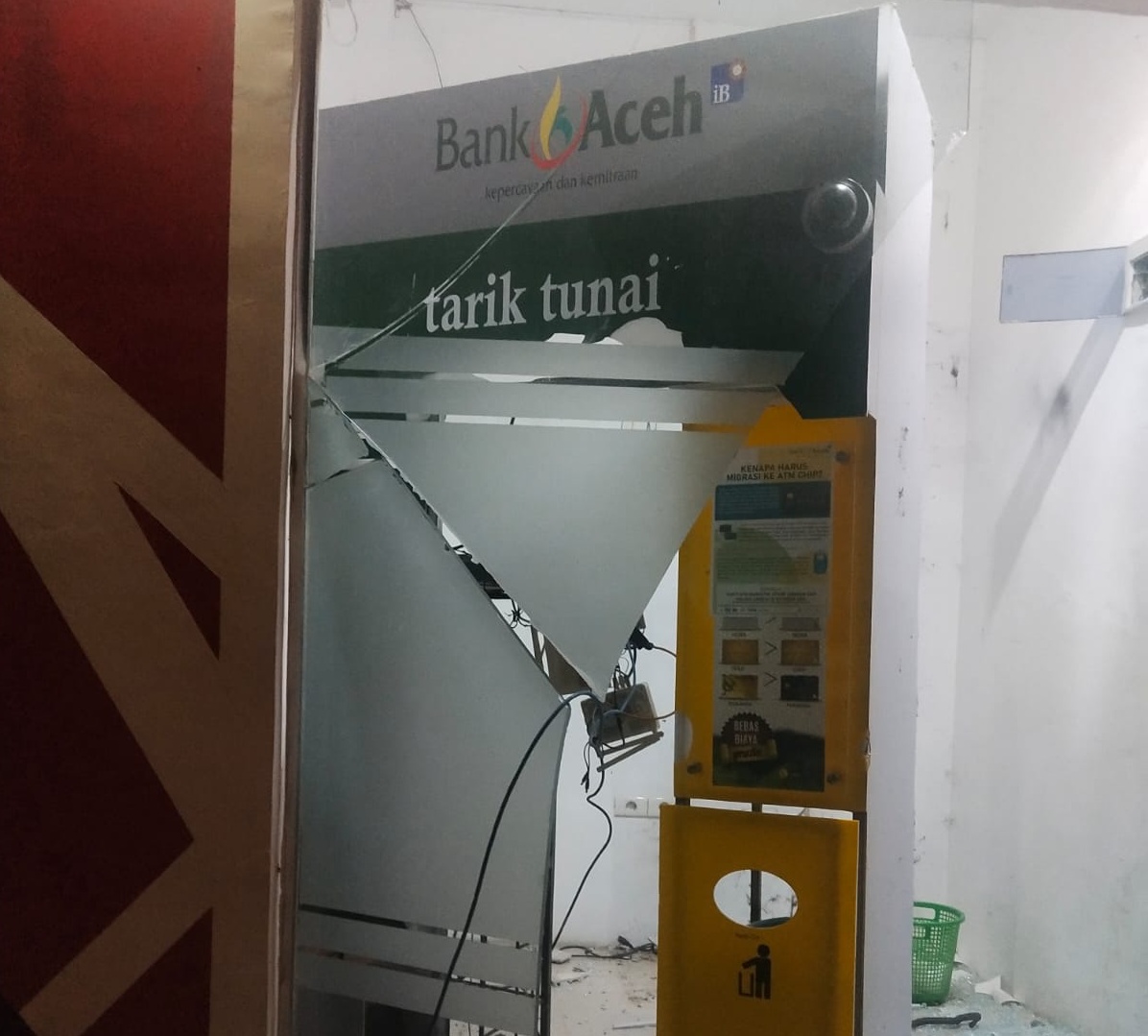 Polisi buru pembobol ATM Bank Aceh
