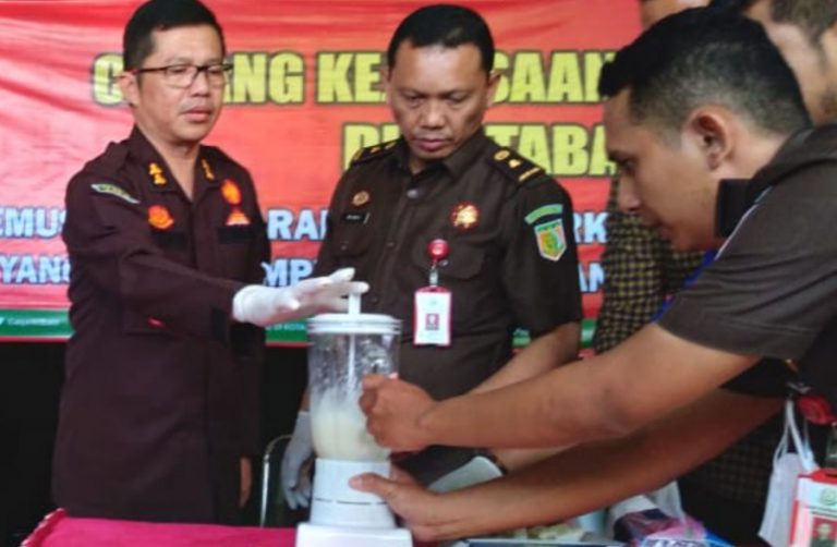 137,75 gram narkoba jenis sabu di musnahkan di Pidie