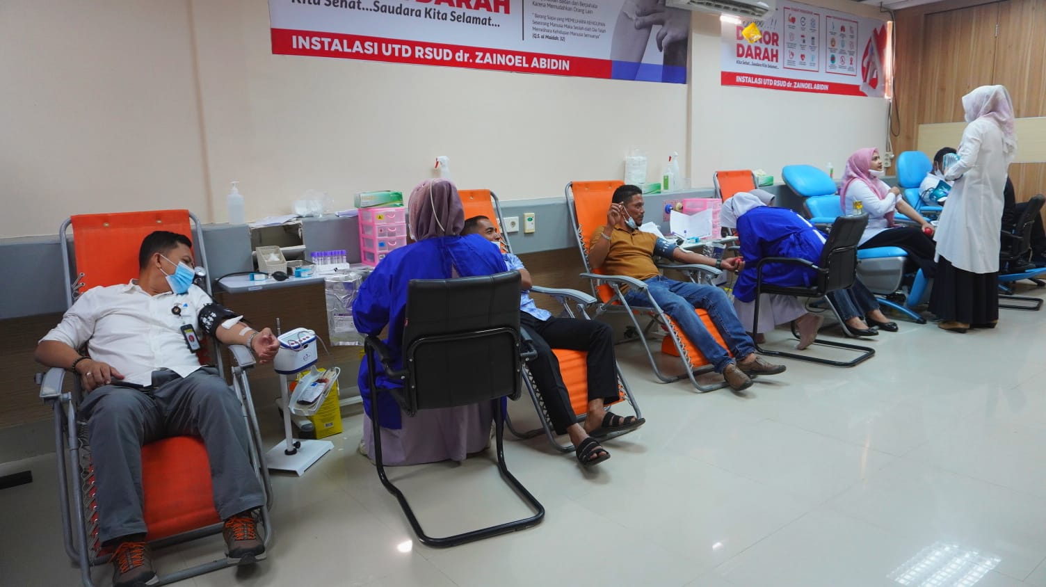 ASN BKA dan Sekretariat Wali Nanggroe donor darah sebanyak 91 kantong