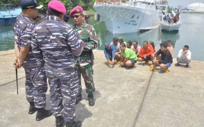 TNI AL tangkap kapal nelayan asing di perairan Lhokseumawe