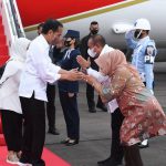 Presiden Jokowi tiba di Medan