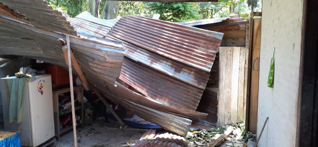 Satu rumah di Sabang hancur akibat angin kencang