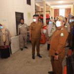 Iswanto tinjau kesiapan armada damkar dan gudang BPBD Aceh Besar