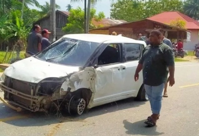 Empat luka-luka dalam kecelakaan di Aceh Timur