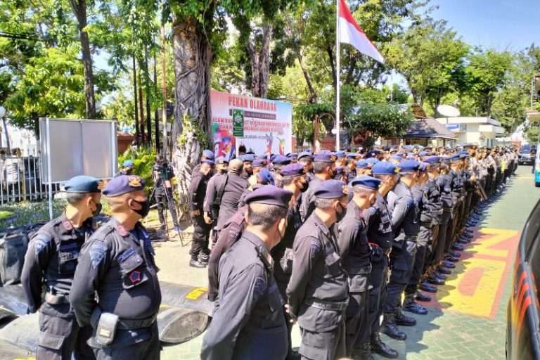 Ratusan personel disiagakan untuk jaga sidang MSAT.