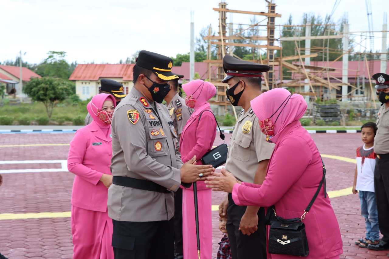 21 personel Polri di Aceh Jaya naik pangkat