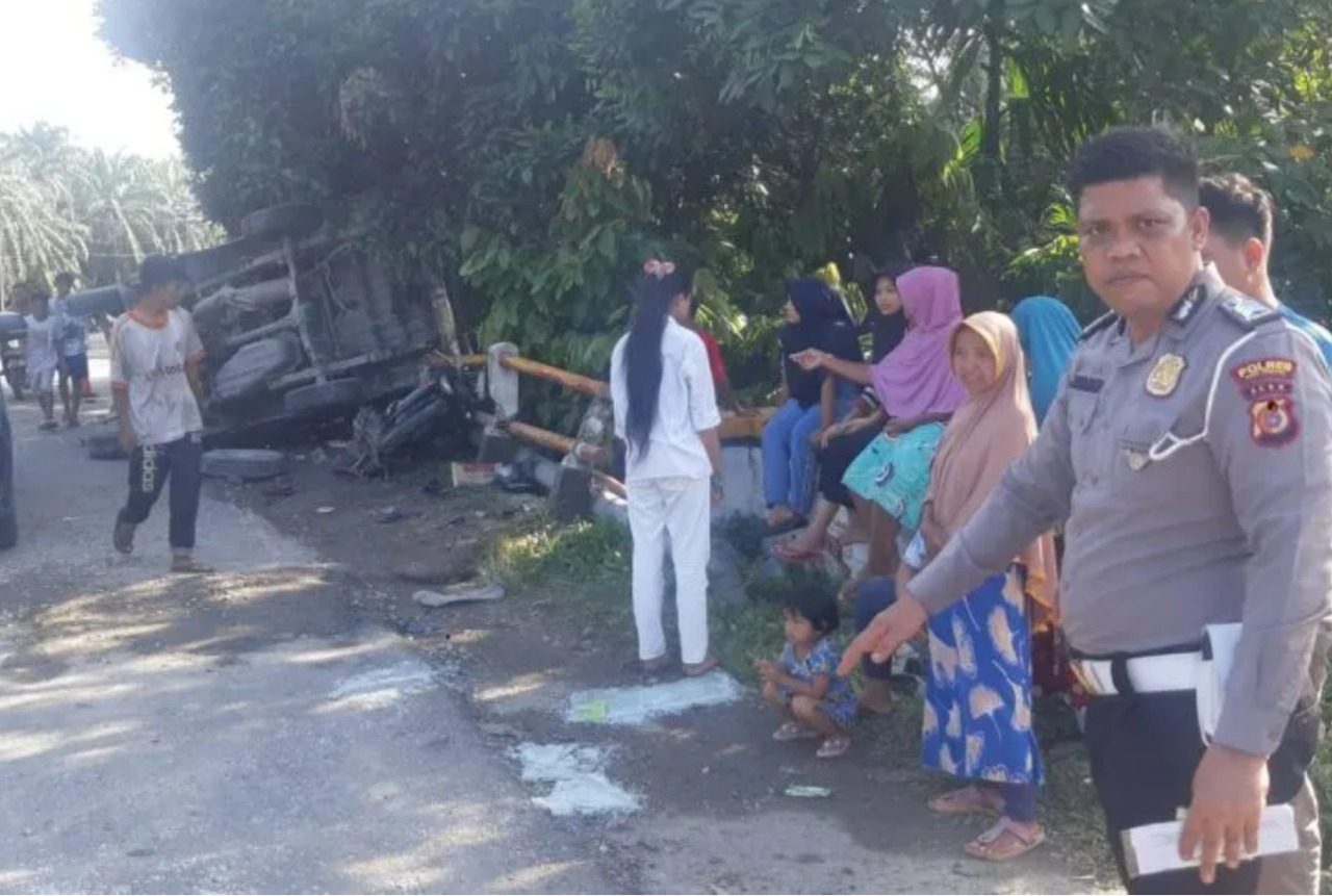 Kecelakaan beruntun di Aceh Tamiang, dua meninggal dunia