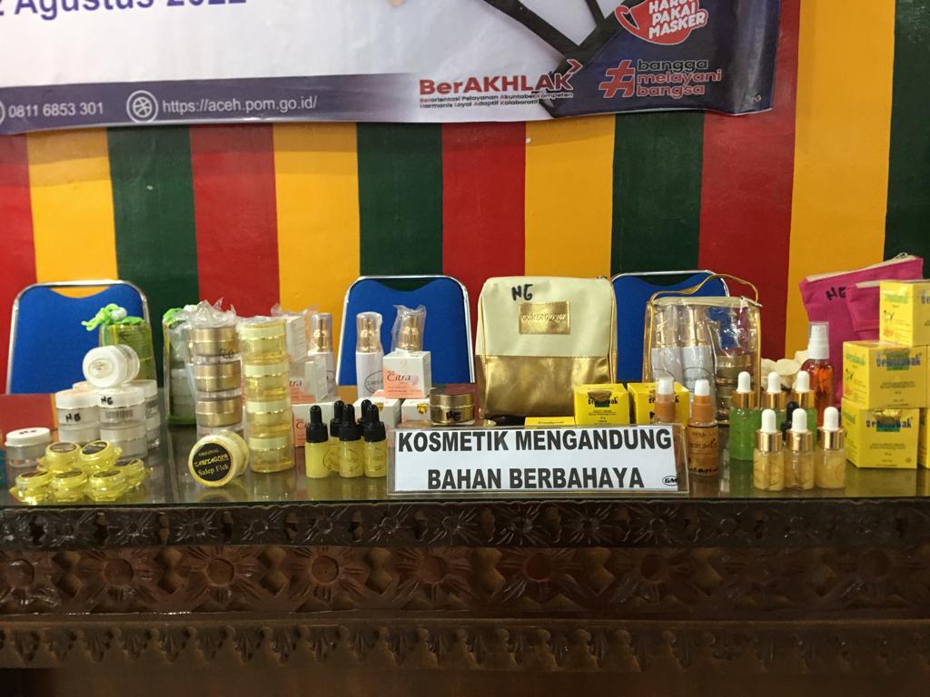 BPOM temukan ribuan kosmetik berbahaya dan ilegal di Aceh