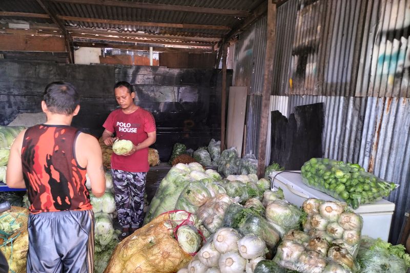 Relawan Jokowi jual enam ton sayuran untuk warga Jakbar