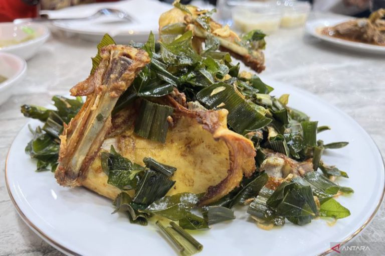 Cocol ayam tangkap dengan sambal ganja di restoran khas Tanah Rencong