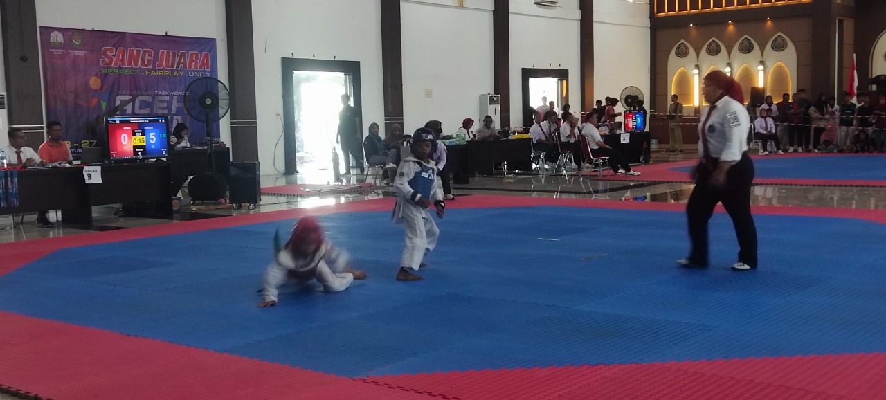 121 atlet Aceh-Sumut bertarung di kejuaraan taekwondo di Pidie