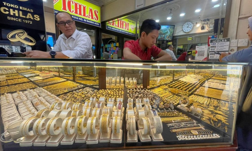 Harga emas di Banda Aceh Rp3,5 juta per mayam