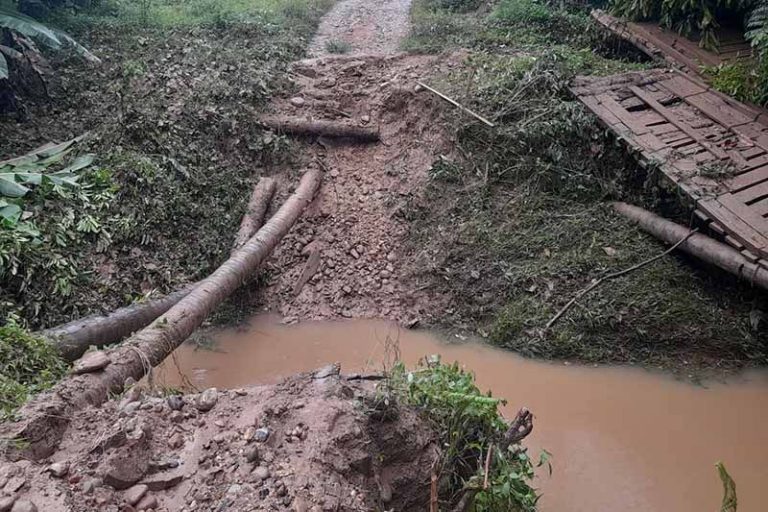 Dua jembatan di Aceh Utara putus akibat banjir