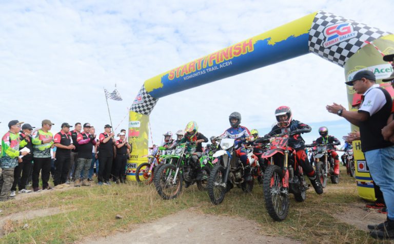 490 peserta dari Aceh dan Sumut ramaikan Lomba Motor Trail BAS