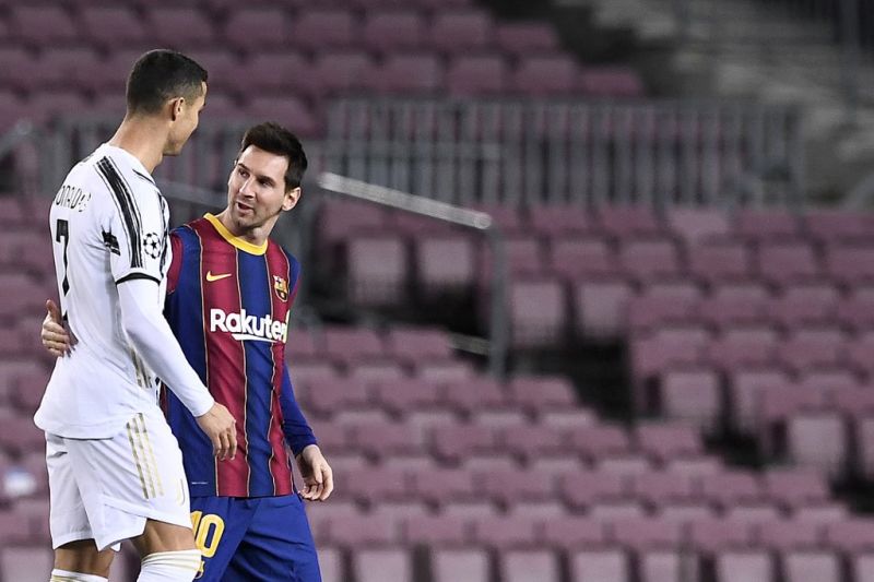 Lionel Messi lewati rekor gol non penalti Cristiano Ronaldo