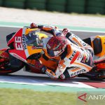 Marquez raih hasil positif dengan swingarm baru di latihan GP Aragon