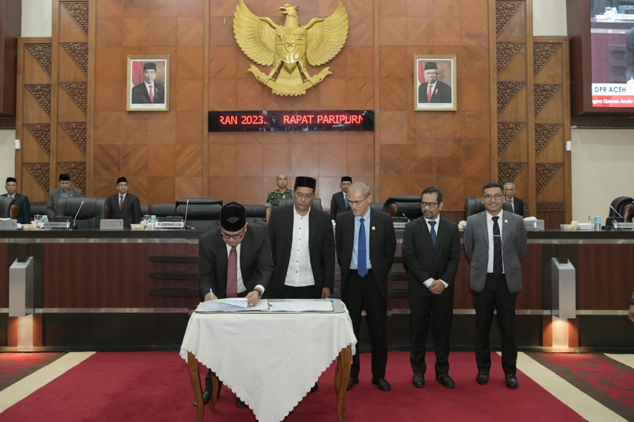 Pemerintah Aceh-DPRA tandatangani nota kesepakatan perubahan KUA-PPAS 2022
