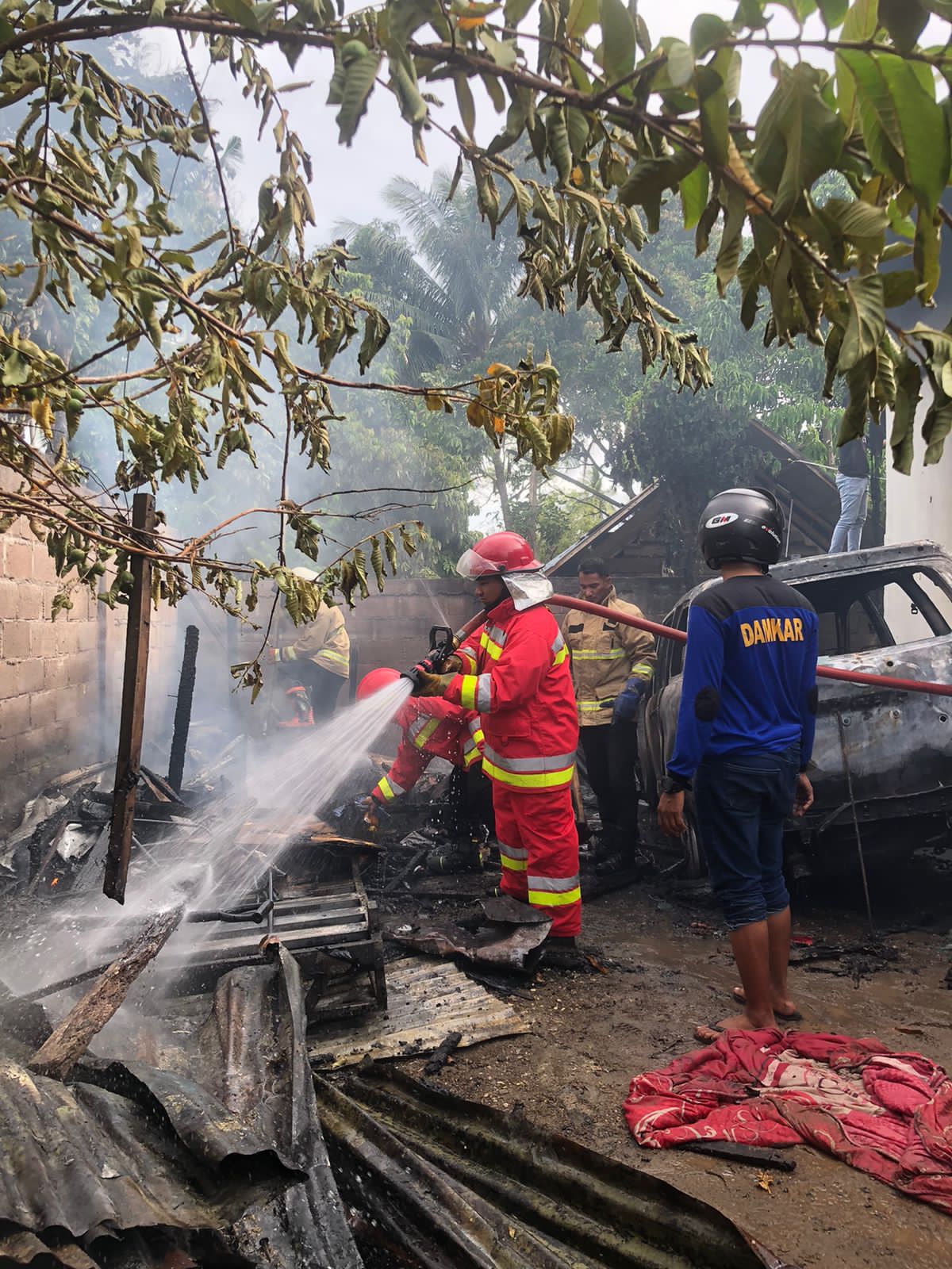 Mobil Avanza terbakar di Aceh Besar