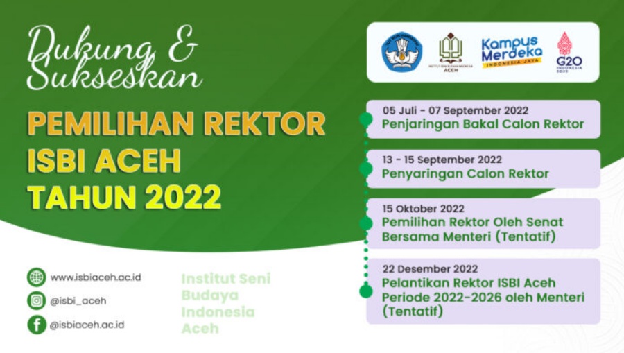 Minim peminat, Pendaftaran Rektor ISBI Aceh diperpanjang