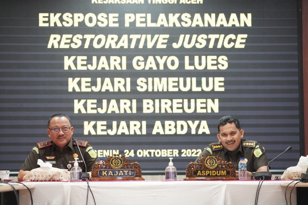 Kejagung setujui enam perkara pidana di Aceh dihentikan
