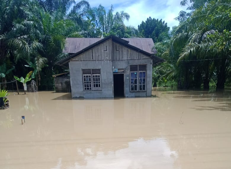 Banjir masuki permukiman warga di Nagan Raya