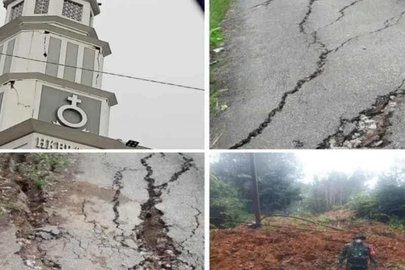 872 rumah rusak akibat gempa di Tapanuli Utara