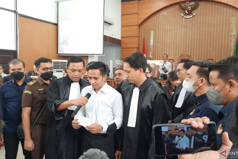 Bharada E: Saya tak mampu menolak perintah jenderal