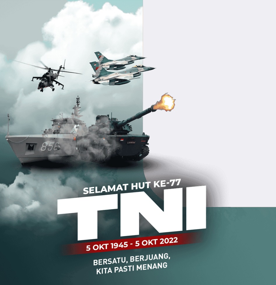 Kumpulan link twibbon HUT ke-77 TNI tahun 2022