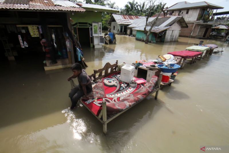 Banjir di Aceh Utara berangsur surut