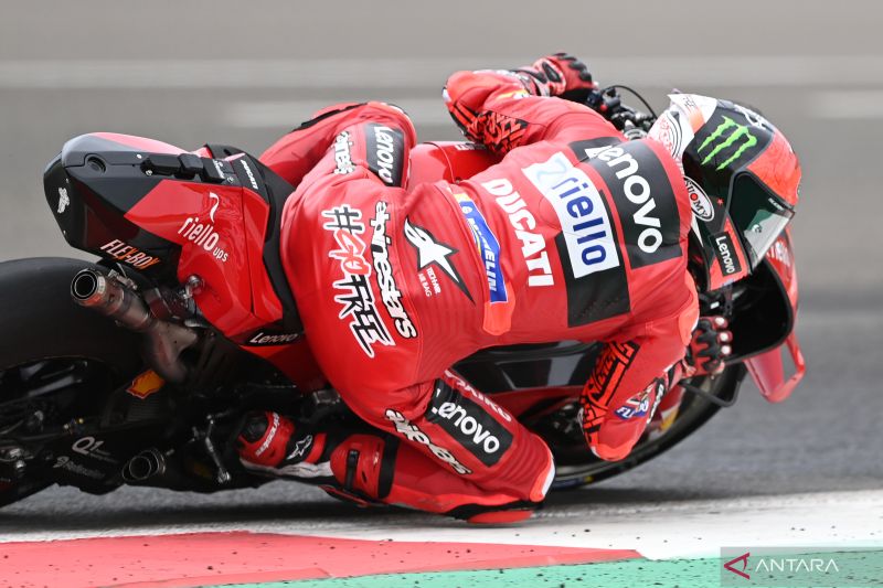 Perburuan gelar MotoGP semakin ketat, Bagnaia tak ingin gegabah