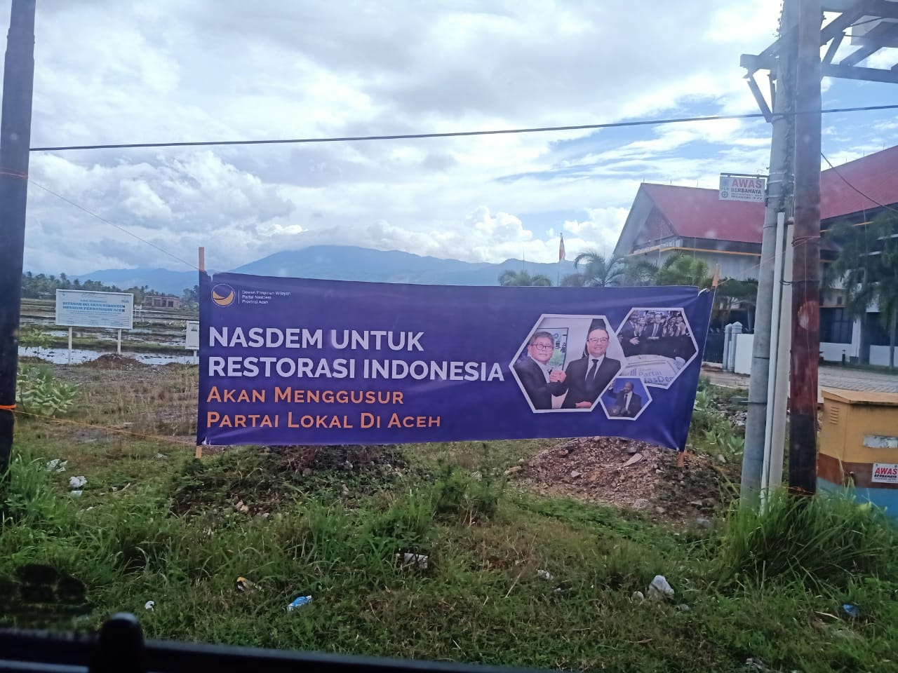 NasDem beri penjelasan terkait spanduk pergusuran parlok di Aceh
