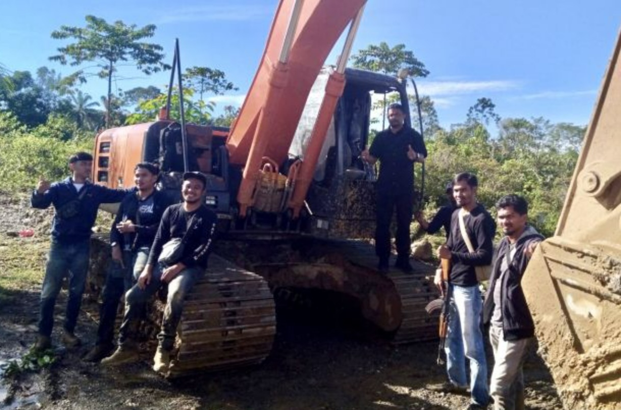 Enam penambang emas ilegal di Nagan Raya ditangkap