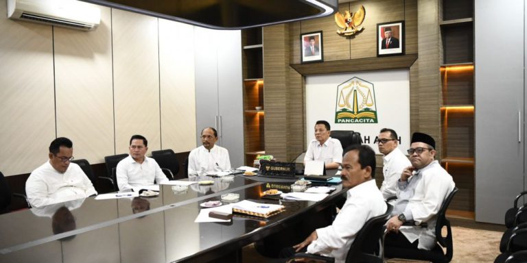 Pj Gubernur Aceh ikuti rakor persiapan penetapan upah minimum tahun 2023