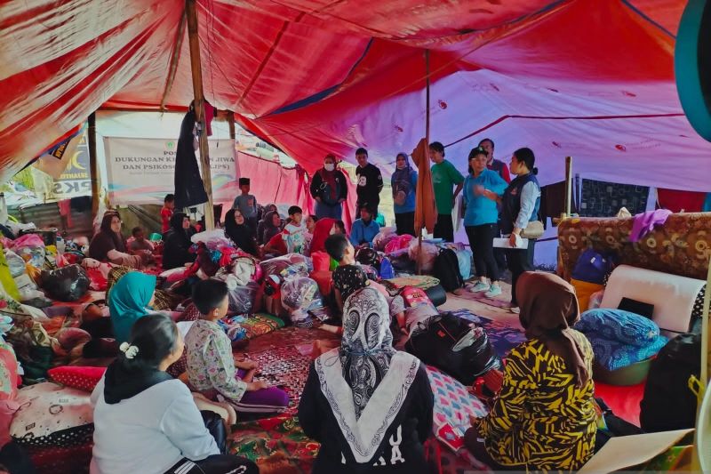 Jumlah pengungsi korban gempa Cianjur capai 108.720 jiwa