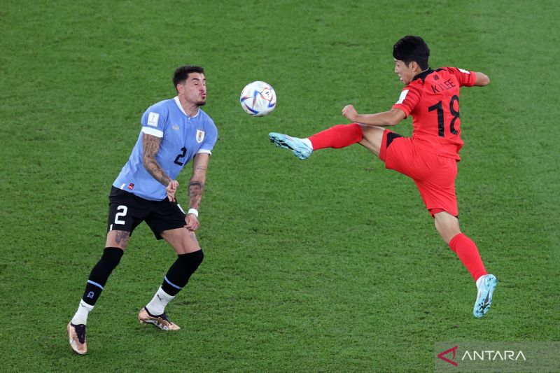 Korsel dan Uruguay bertanding tanpa gol Grup H Piala Dunia Qatar