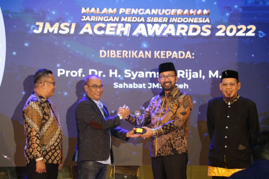 Prof Syamsul Rijal raih JMSI Aceh Award 2022