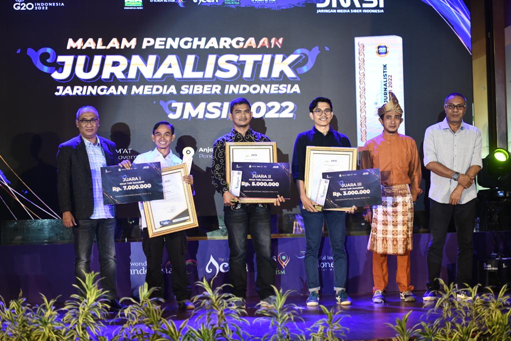 Wartawan popularitas raih juara 2 Penghargaan Jurnalistik JMSI 2022
