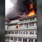 Gedung Universitas Abulyatama terbakar