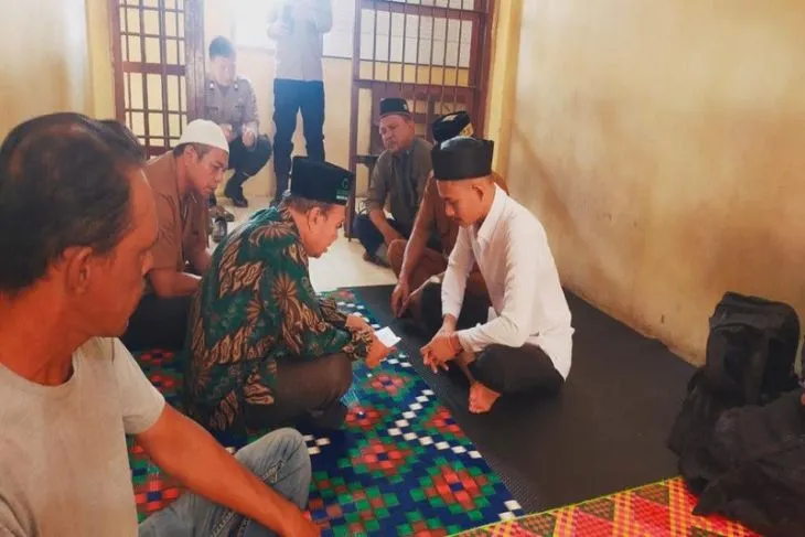 Sepasang kekasih di Aceh Tamiang menikah di penjara