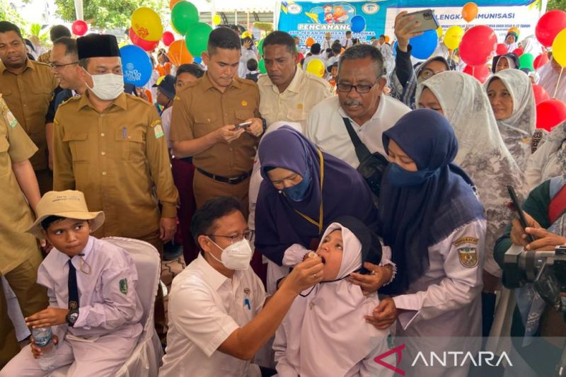 350 ribu anak di Aceh sudah imunisasi polio