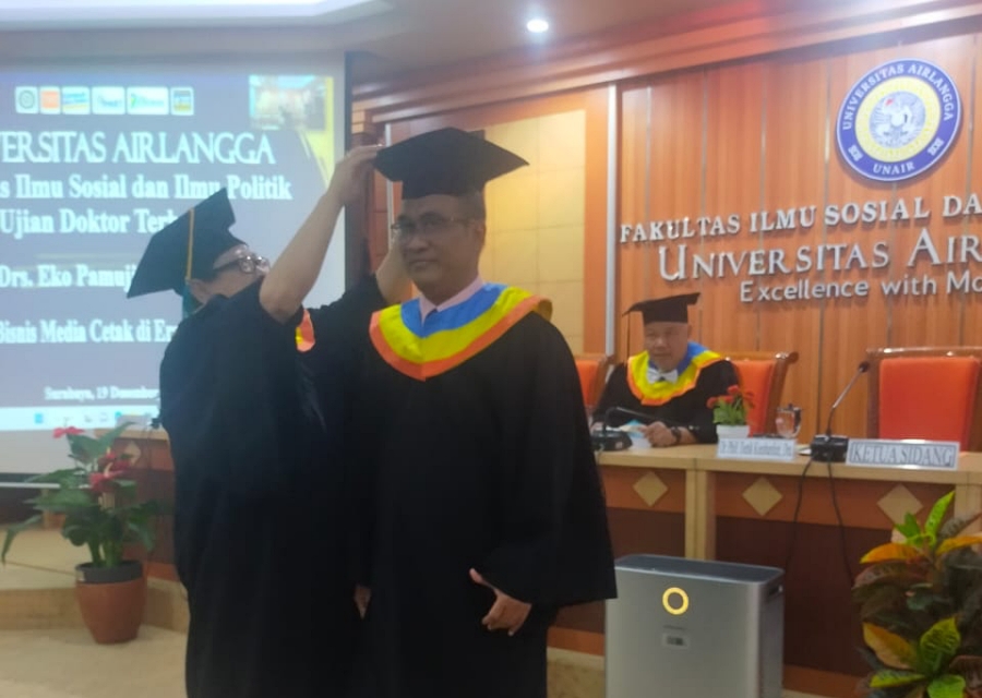 Sekjen JMSI raih gelar doktor media dan komunikasi dari Universitas Airlangga