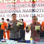 Polda Riau gagalkan peredaran narkoba dari Aceh, dua orang ditangkap
